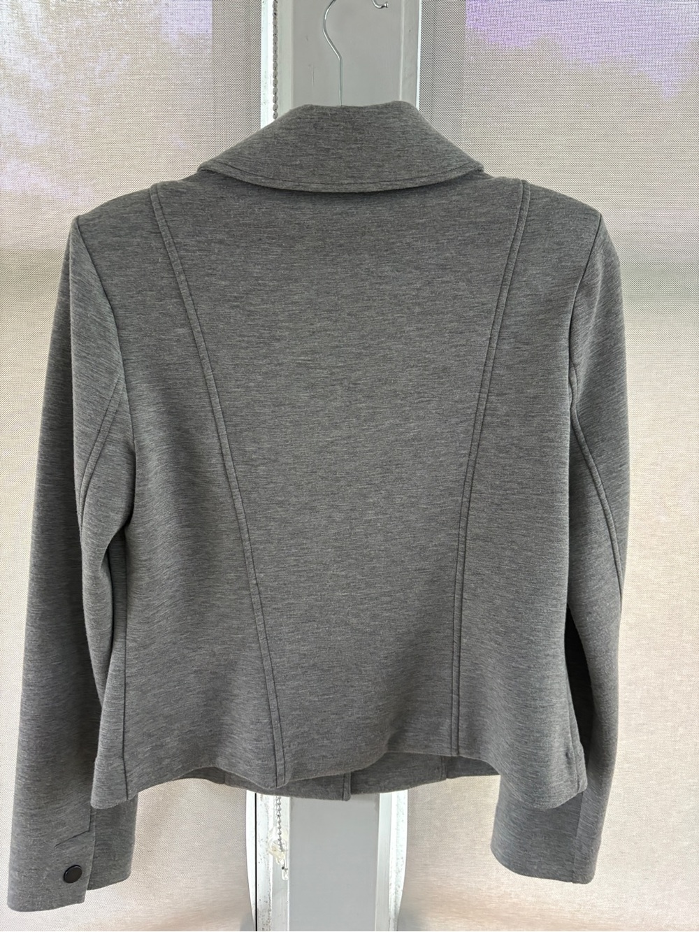 Cabi Gray Knit Button-Up Jacket - Picture 5 of 5